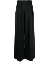Karl Lagerfeld - High-waisted Wide-leg Trousers - Lyst