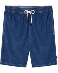 Paul & Shark - Shark-Charm Textil-Print Swim Shorts - Lyst