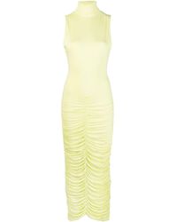 Concepto - High Neck Ruched Dress - Lyst