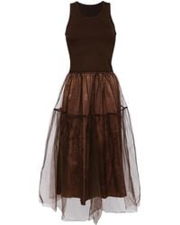 JNBY - Midi-Jurk Met Tule - Lyst