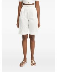 Liu Jo - Logo-Embroidered Shorts - Lyst