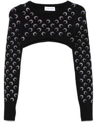Marine Serre - Moonogram-Pattern Sweater - Lyst