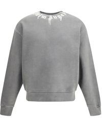 Palm Angels - Rundhals-Sweatshirt mit Logo - Lyst