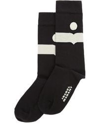 Isabel Marant - Nesson Stripe Graphic Socks - Lyst
