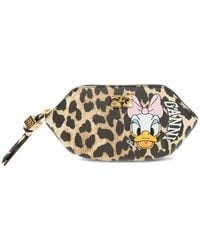 Ganni - X Disney Leopard-Print Wallet - Lyst