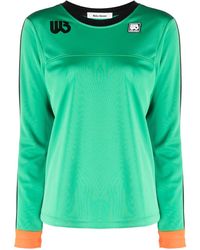 Wales Bonner - Logo-Patch Organic-Cotton Sweatshirt - Lyst