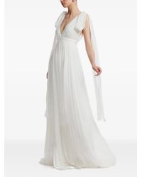 chinese dress ladies Jluxlabel | Black Draped Radiance Maxi Dress