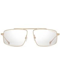 Dita Eyewear - Eckige Sonnenbrille Mit Doppelsteg - Lyst