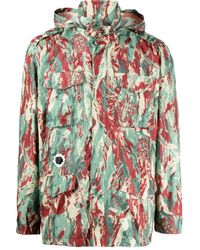 BBCICECREAM - Camouflage-Print Hooded Jacket - Lyst