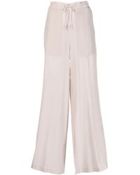 Fabiana Filippi - Drawstring-Waist Straight-Leg Trousers - Lyst