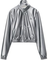 Alexander Wang - サテン トラックジャケット - Lyst