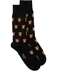 Paul Smith - Miro Cat-Print Socks - Lyst