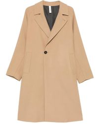 Hevò - Surbo Pocket Single-Breasted Coat - Lyst