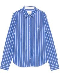 GANT - Chemise Rayée À Manches Longues - Lyst