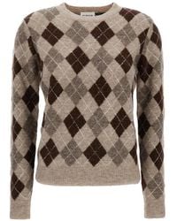P.A.R.O.S.H. - Argyle-Knit Sweater - Lyst