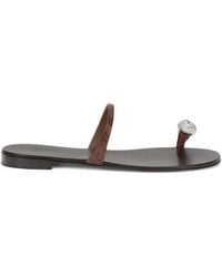 Giuseppe Zanotti - Pia Morpheus Round-Toe Sandals - Lyst