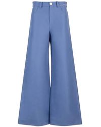 Marni - Five-Pocket Wide-Leg Trousers - Lyst