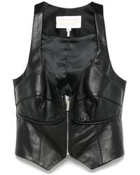 MITILIANE COUTURE - Leather Vest - Lyst