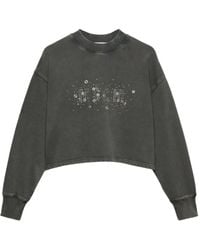 MSGM - Sweatshirt Mit Logo-Verzierung - Lyst