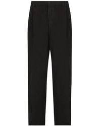 Massimo Osti Studio - Pantalon Plissé À Patch Logo - Lyst