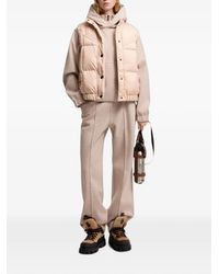 Moncler - Drawstring Pintuck-Detail Track Pants - Lyst