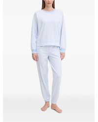 DKNY - Logo-Print Drawstring Track Pants - Lyst
