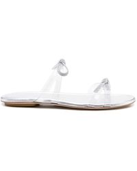 Stuart Weitzman - Sw Bow Slides - Lyst