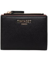 Twinset - Logo-Plaque Bifold Wallet - Lyst