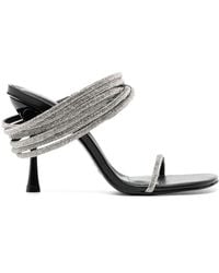 Jonathan Simkhai - Infinity Sandalen Mit Kristallen 90Mm - Lyst