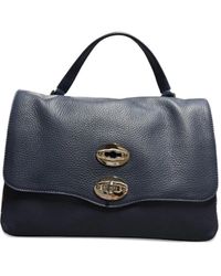 Zanellato - Postina Double-Clasp Stud-Detail Clutch Bag - Lyst