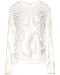 Loulou de Saison - Hedora Semi-Sheer Ribbed Jumper - Lyst