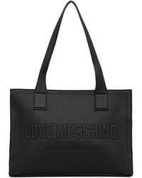 Love Moschino - Embossed-Logo Tote Bag - Lyst