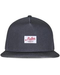 Malbon Golf - Benchmark Logo-Patch Cotton Cap - Lyst