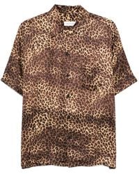 Ernest W. Baker - Animal-Print Short-Sleeve Shirt - Lyst