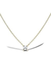 Pragnell - 18Kt Rockchic Diamond Solitaire Necklace - Lyst