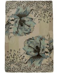 Betty Barclay - Floral-Print Leopard-Pattern Scarf - Lyst