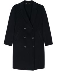 Seventy - Double-Breasted Long Coat - Lyst