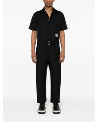 【しょうちゃん】Carhartt Bonding Jumpsuit Sacai X Carhartt Wip Suiting Bonding Jumpsuit in Black for