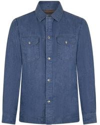 Moorer - Chest Flap-Pocket Shirt - Lyst