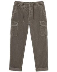 Mason's - Corduroy Drawstring Cargo Pants - Lyst