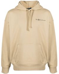 Polo Ralph Lauren - Hoodie en jersey à logo imprimé - Lyst