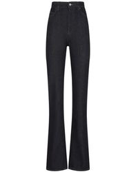 Balenciaga - High Waist Slim Jeans - Lyst