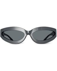 The Attico - X Linda Farrow Agnes Wrap Sunglasses - Lyst