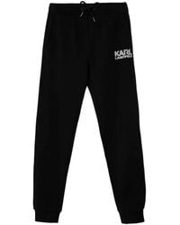 KARL LAGERFELD - Logo-Detail Track Pants - Lyst