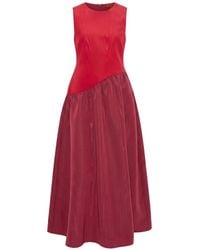 Simon Miller - Laurel Moiré Midi Dress - Lyst