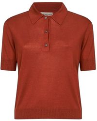 Blanca Vita - Knitted Polo Top - Lyst