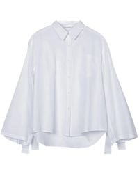 Tシャツ・カットソー CECILIE BAHNSEN White poplin oversize Bridget shirt Cecilie Bahnsen White Poplin Oversize Bridget Shirt