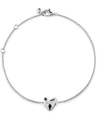 Monica Vinader - Heart Chain Bracelet - Lyst