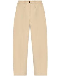 Samsøe & Samsøe - High-Waisted Straight-Leg Trousers - Lyst