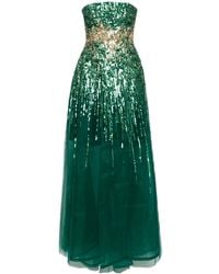 Saiid Kobeisy - Embroidered Strapless Dress - Lyst